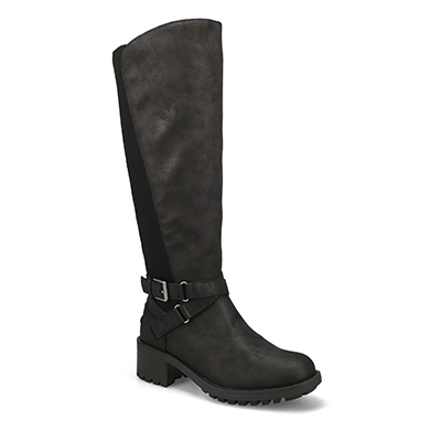 Lds Freydis Tall Riding Boot - Black