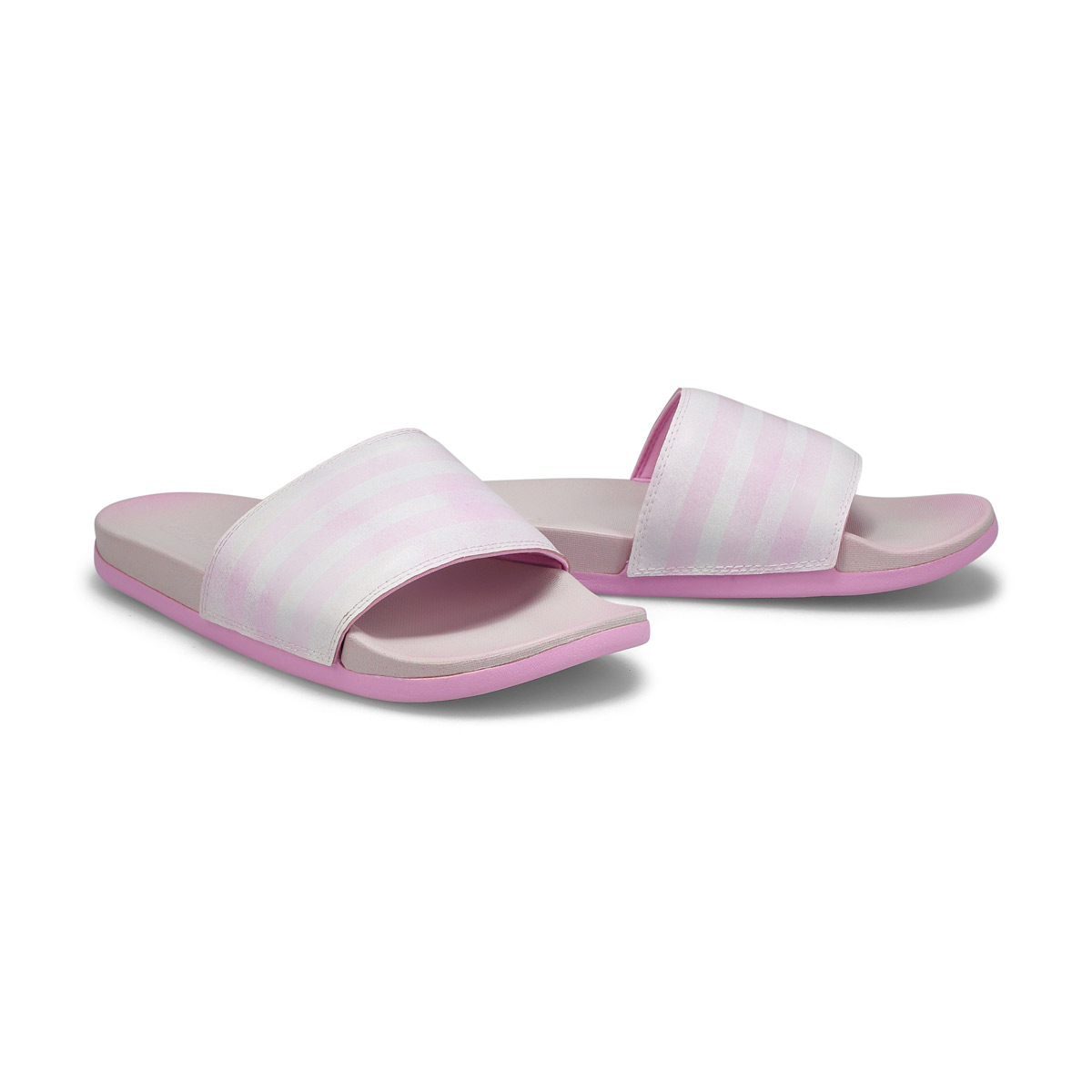 Women's Adilette CF+ Stripes W Slide - White/Lilac