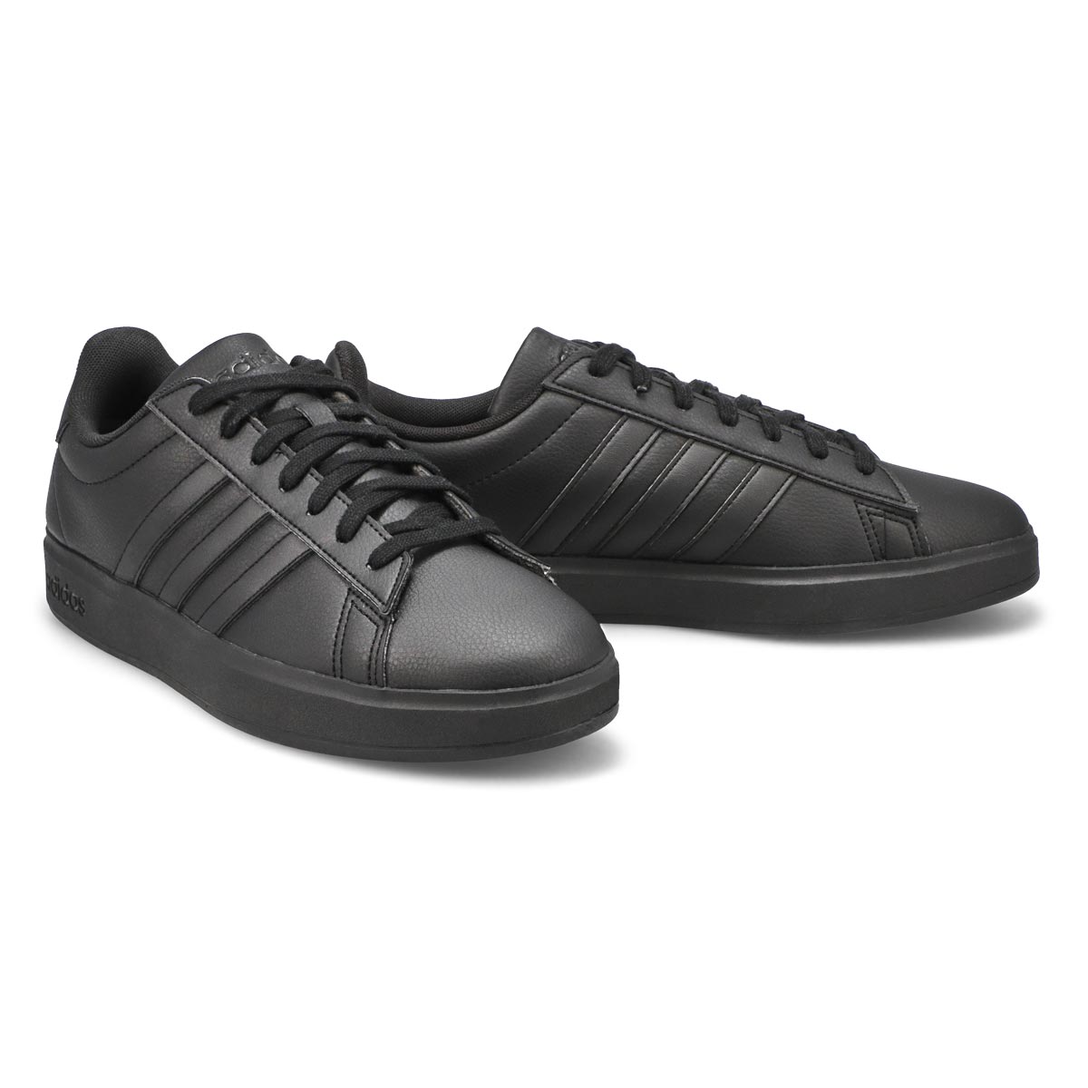 adidas Men's Grand Court Tennis Shoes, Core Black