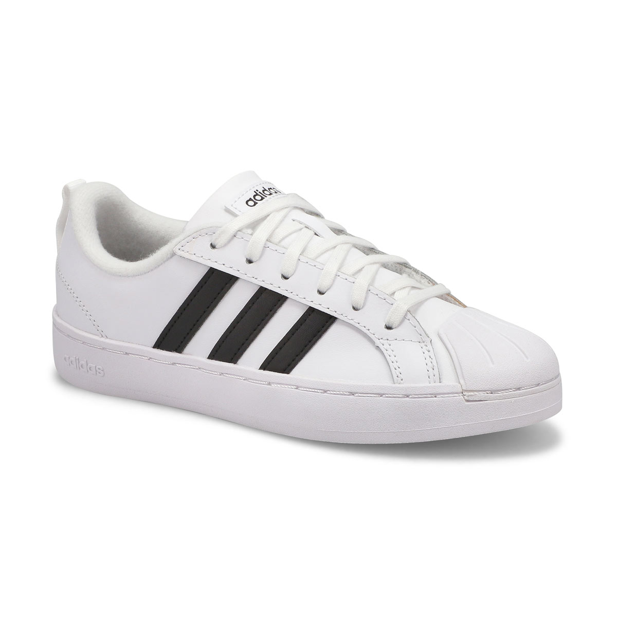 adidas Kids' Streetcheck K Sneaker -White/Bla | SoftMoc.com