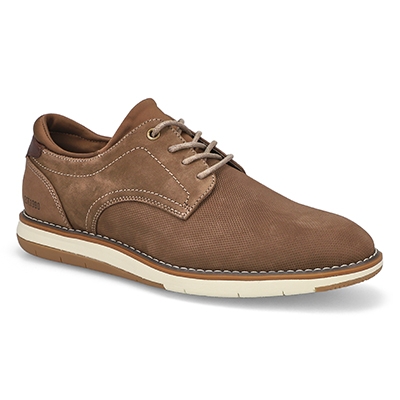 Richelieu décontracté en nubuck Halifax, taupe, hommes