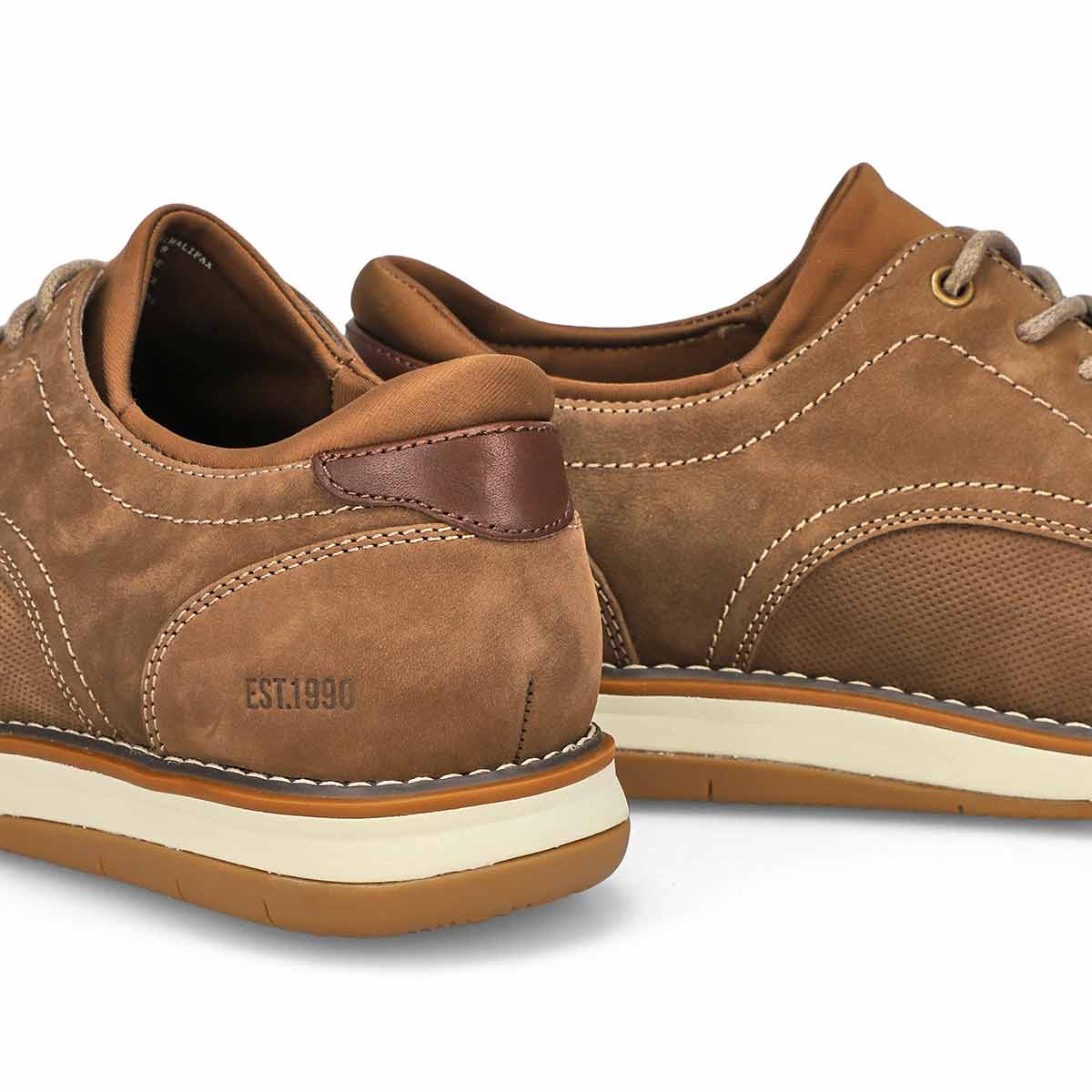 Richelieu décontracté en nubuck HALIFAX, taupe, hommes