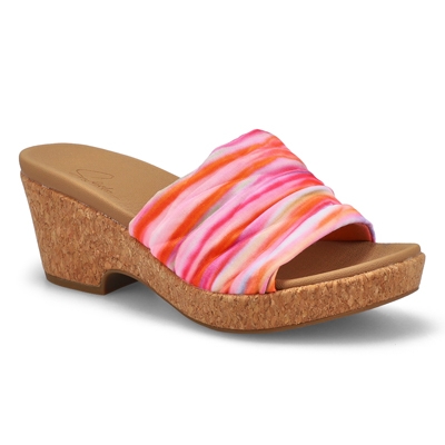 Lds Hayley Wedge Sandal - Multi