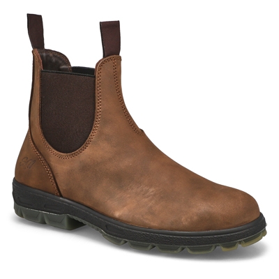 Mns Heath Chelsea Boot - Brown Crazy Horse