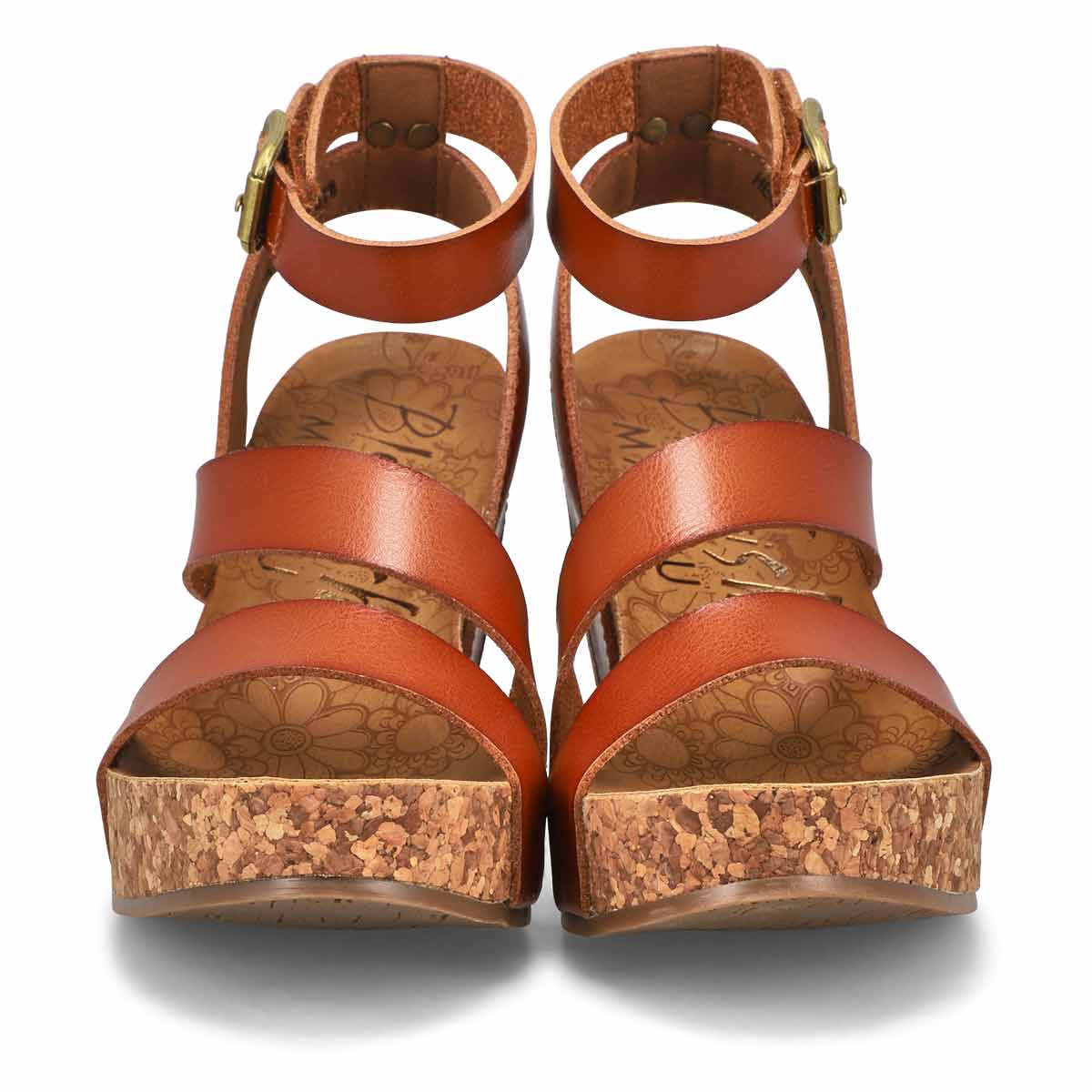 Women's Hecta Casual Wedge Sandal - Wood