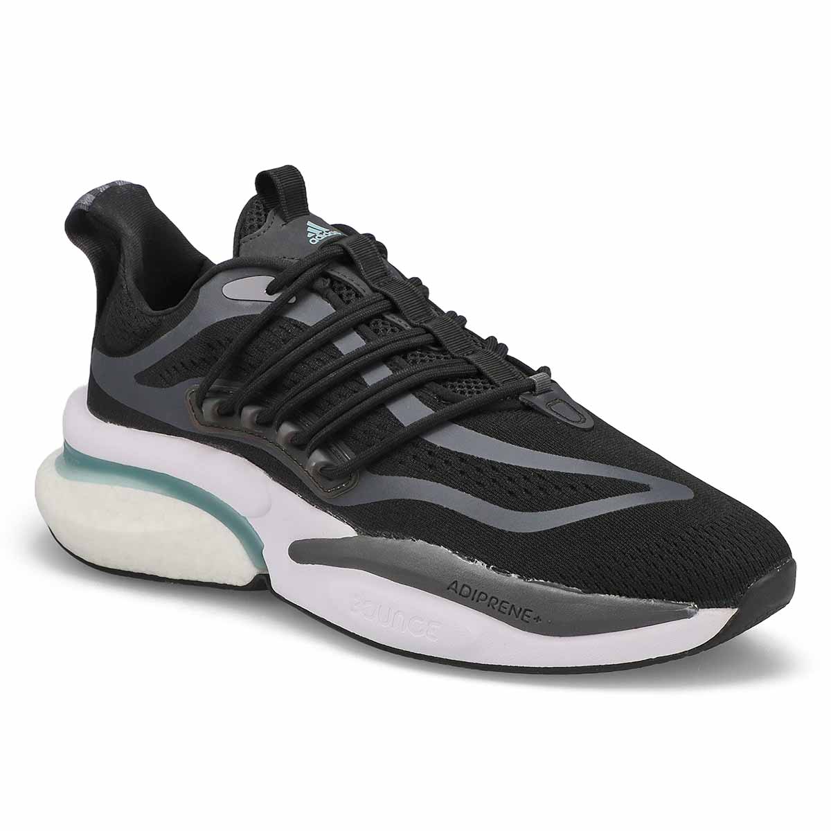 adidas Mens Alphaboost V1 Sneaker - Black/Gre | SoftMoc.com