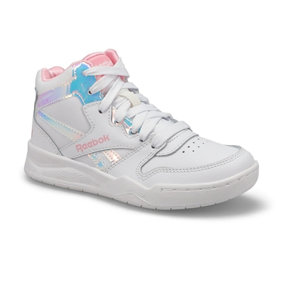 Grls BB4500 Court Sneaker - White/Pink