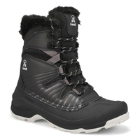 Women's Iceland F Waterproof Winter Boot - Black/White