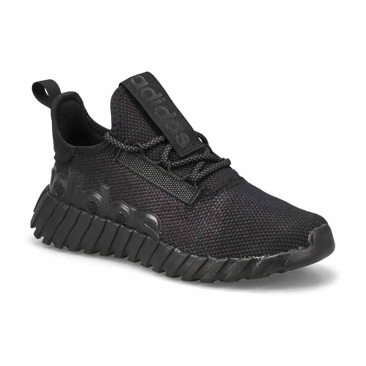 adidas Girls' Kaptir 3.0 K Sneaker - Black/Wh | SoftMoc.com
