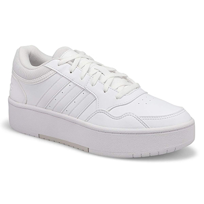 Lds Hoops 3.0 Bold Platform Sneaker - White/Grey