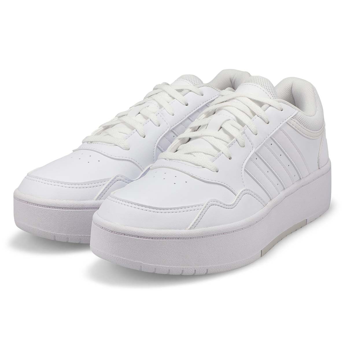 Women's Hoops 3.0 Bold Platform Sneaker - White/Grey