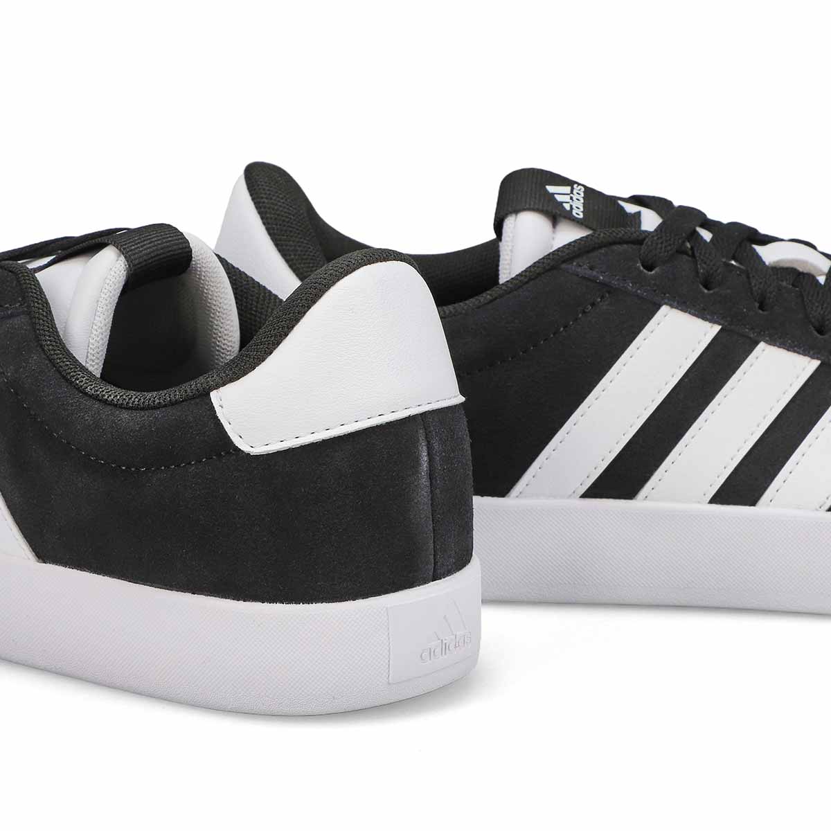 Men's VL Court 3.0 Lace Up Sneaker - Black/White/Black