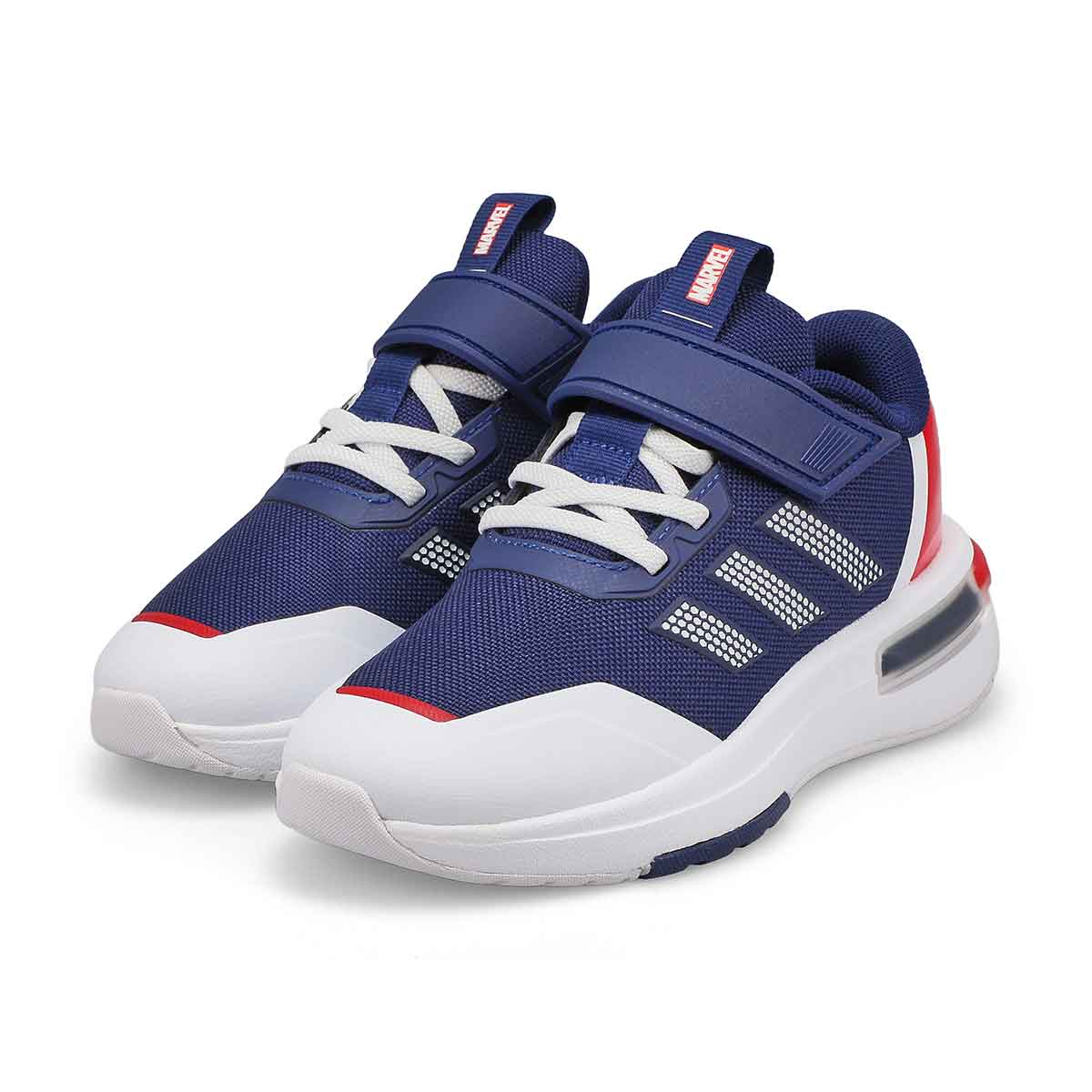 Kids' Marvel Cap Racer EL K Sneaker - Blue/ White