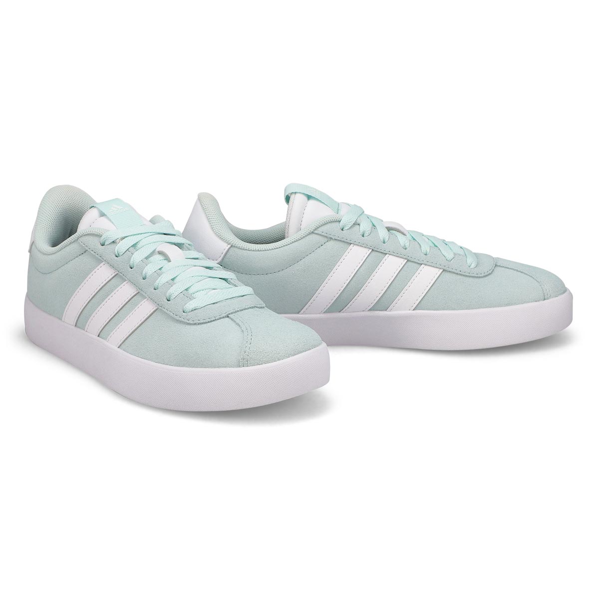 Women's  VL Court 3.0 Suede Lace Up Sneaker - Halo