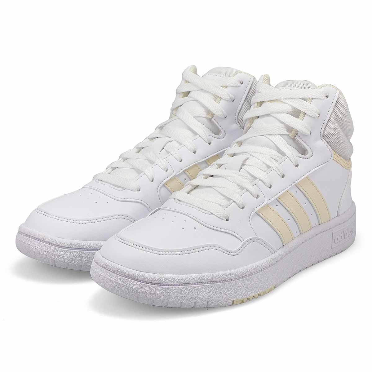 Women's Hoops 3.0 Med Sneaker - White