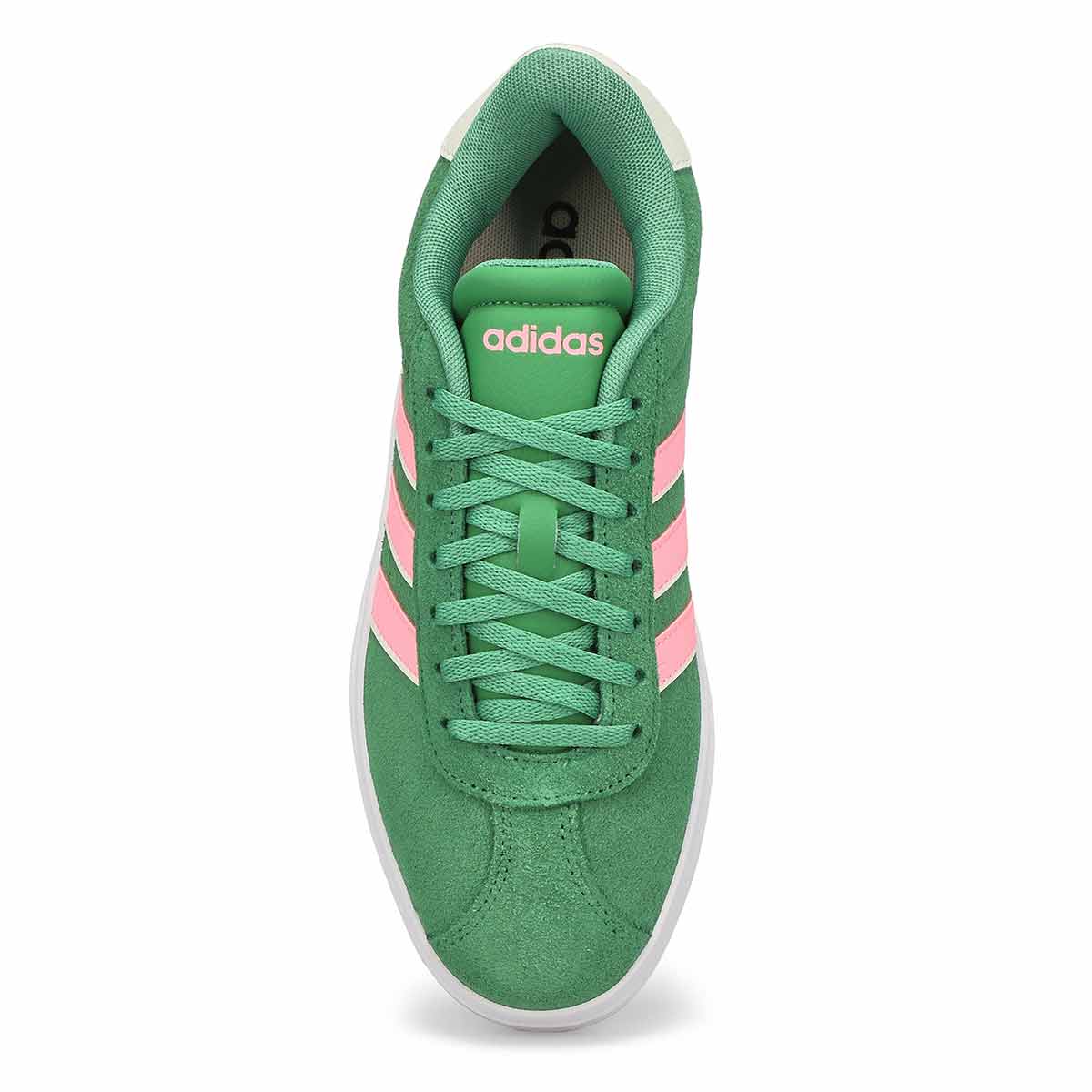 Women's VL Court Bold Lace Up Sneaker - Preloved Green/Pink Spark/Ivory