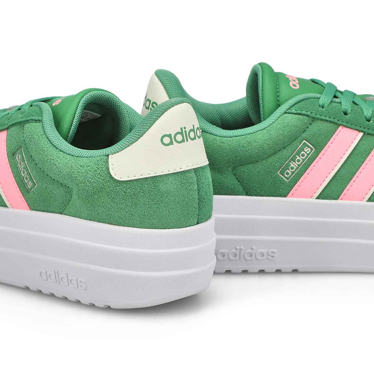 Women's VL Court Bold Lace Up Sneaker - Preloved Green/Pink Spark/Ivory