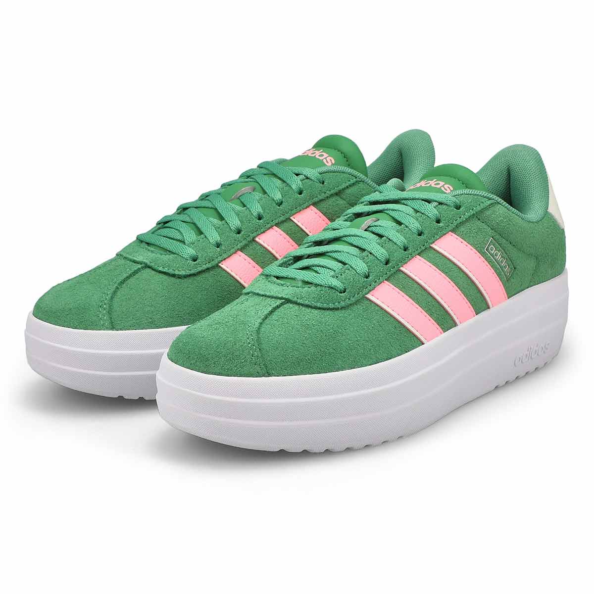 Women's VL Court Bold Lace Up Sneaker - Preloved Green/Pink Spark/Ivory