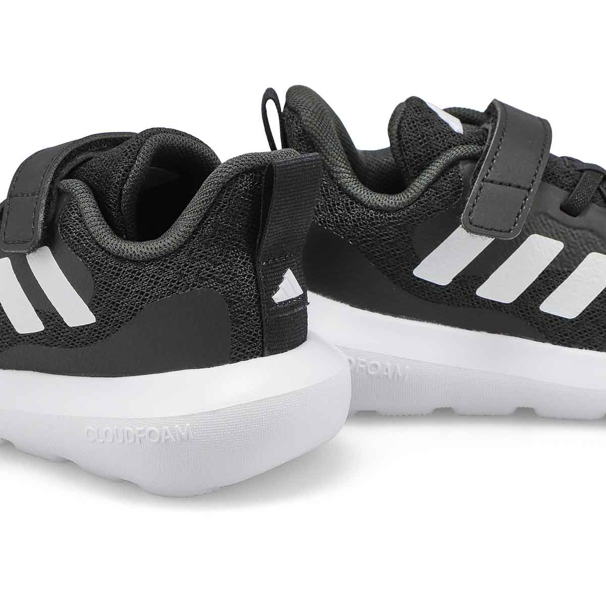 Infants' FortaRun 3.0 EL I Sneaker- Black/White/Black