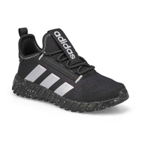 Boys' Kaptir 3 Stripe K Sneaker - Black/Silver