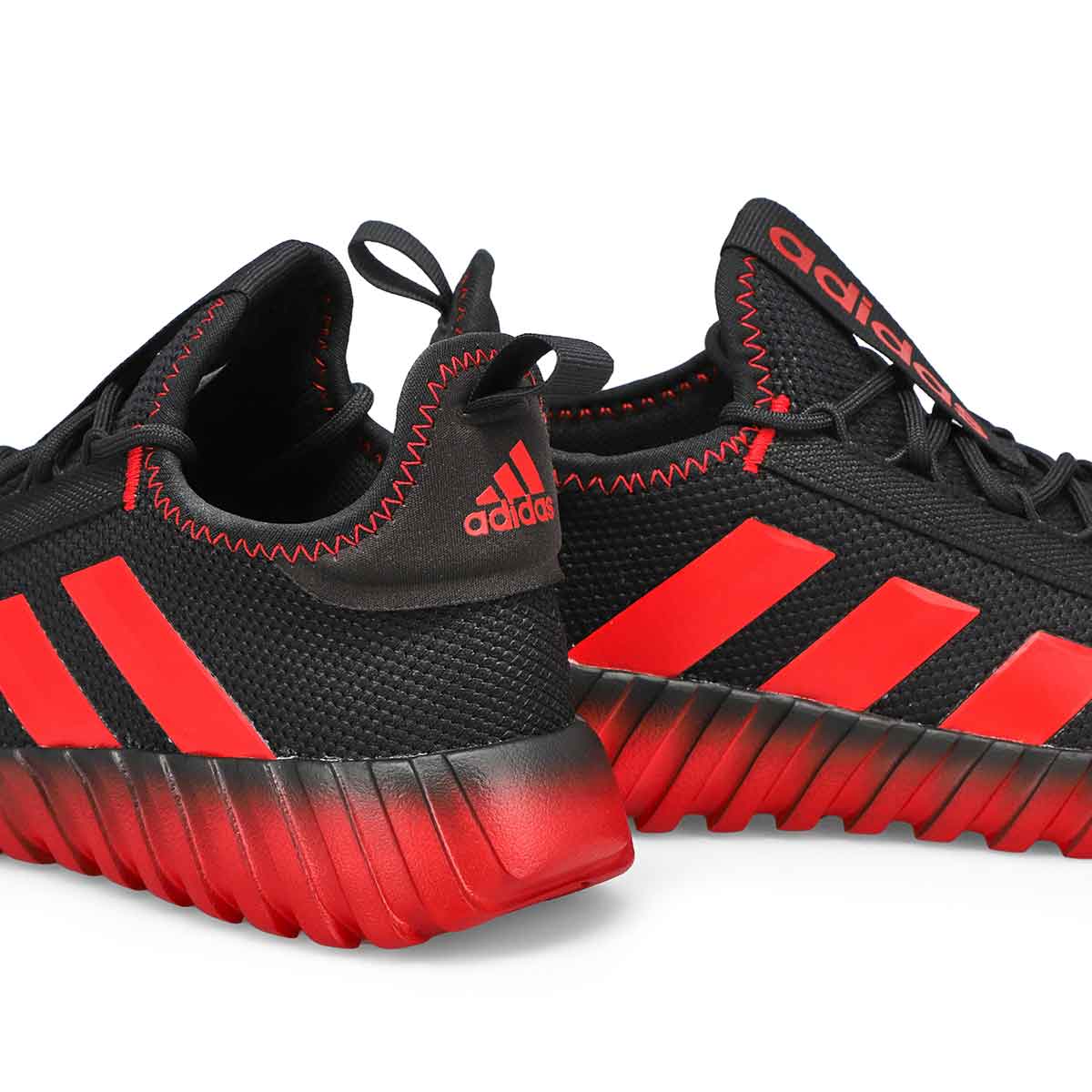 adidas Boys Kaptir 3 Stripe K Sneaker Bla SoftMoc USA