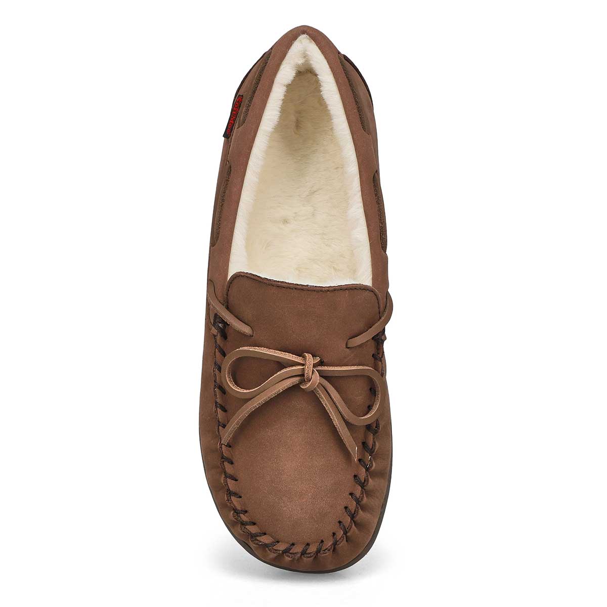 SoftMocs en cuir et mousse mémoire IVAR, brun foncé, hommes