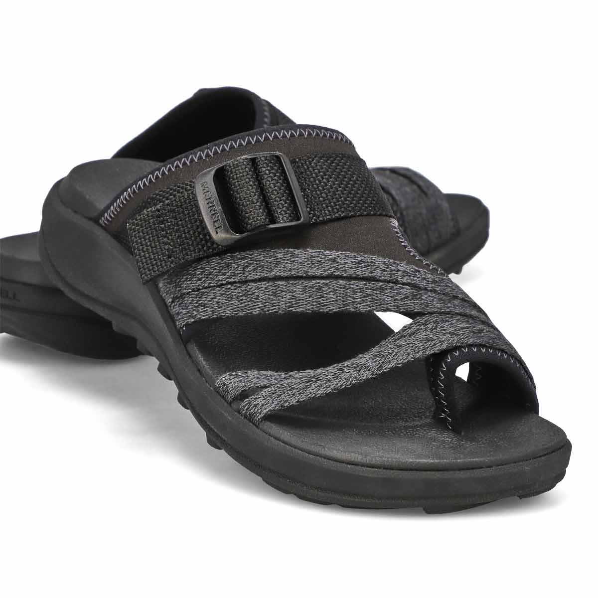Sandale à passe-orteil DISTRICT 4 POST, noir, femmes