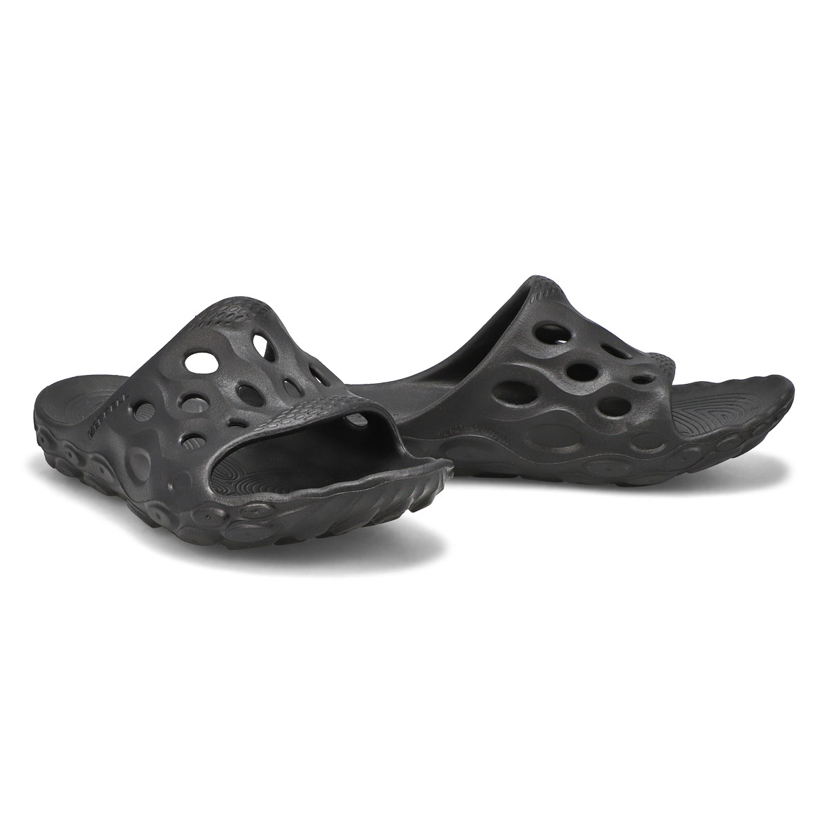 Merrell Women's Hydro Slide Sandal - Black/ B | SoftMoc.com