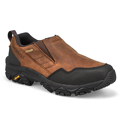 Mns Coldpack 3 Thermo Moc Waterproof Wide Slip On - Brown