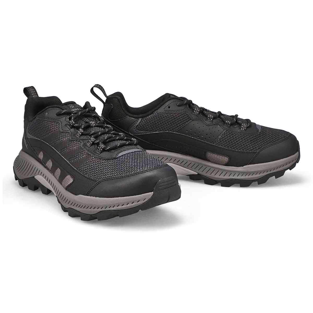 Men's Speed Strike 2 Lace Up Wide Hiking Shoe - Black