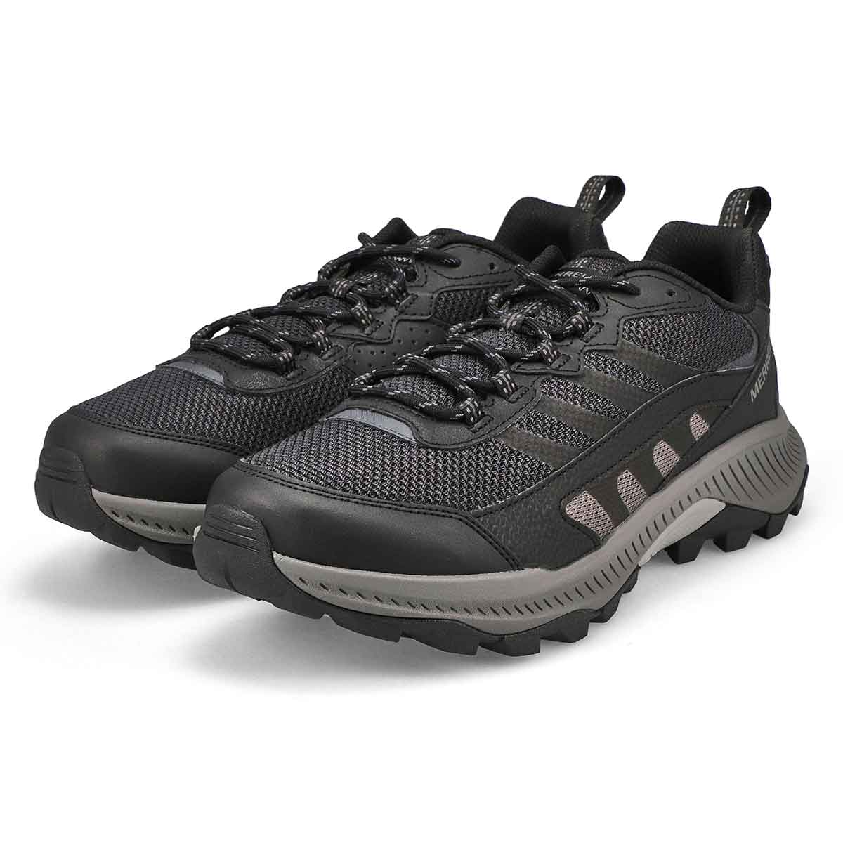 Men's Speed Strike 2 Lace Up Wide Hiking Shoe - Black