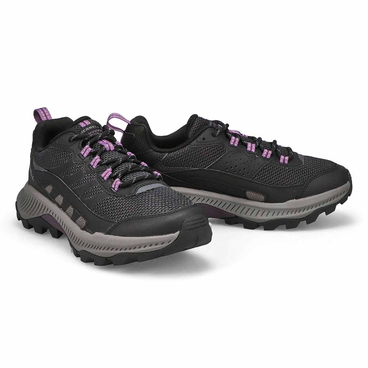 Women's Moab Speed Lace Up Hiking Shoe - Black