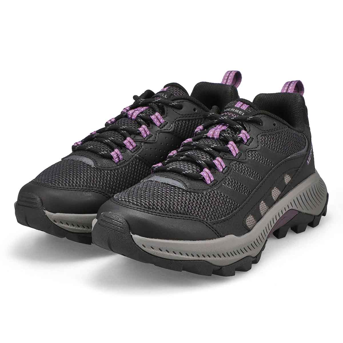 Women's Moab Speed Lace Up Hiking Shoe - Black