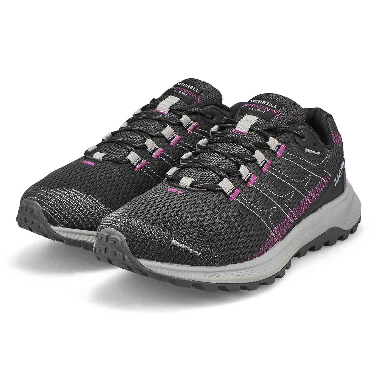 Women's Fly Strike Wide Hiking Sneaker - Black