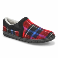 Pantoufles JACKIE tartan rouge, femmes