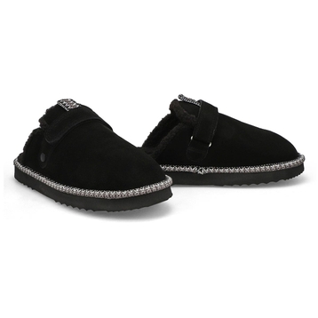 Women's Jessica Open Back Slipper - Black