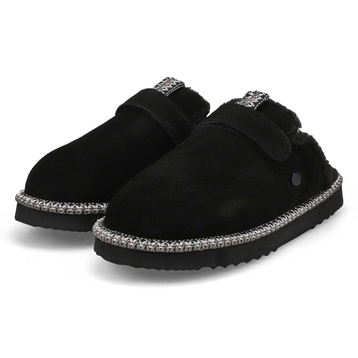 Women's Jessica Open Back Slipper - Black