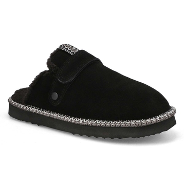 Women's Jessica Open Back Slipper - Black