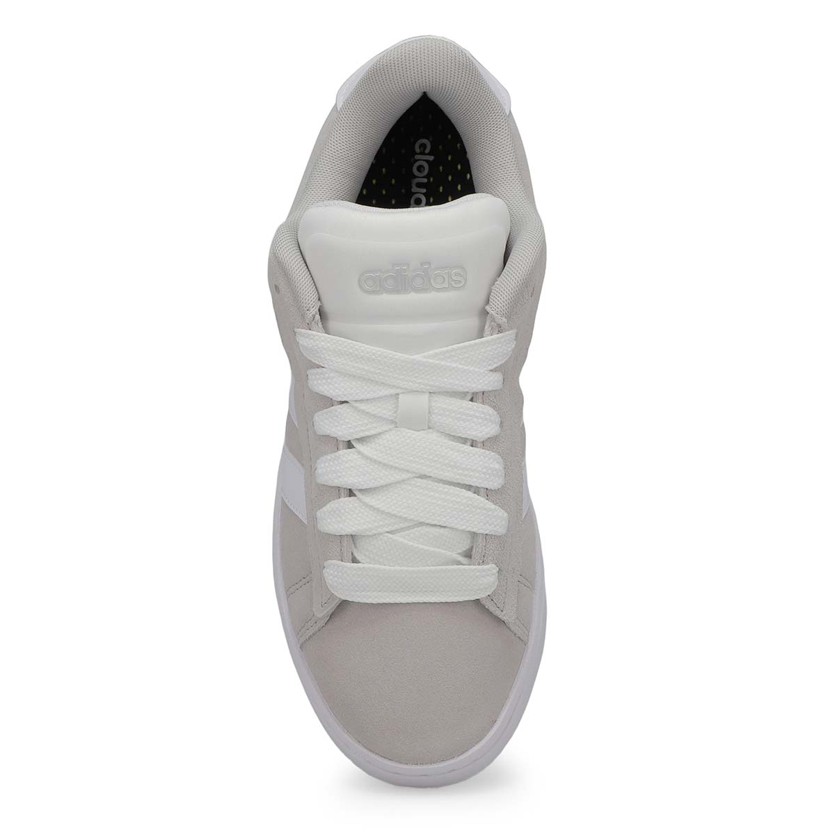 Women's  Grand Court Alpha 00s Lace Up Sneaker - GreyTwo/White/Silver Metallic