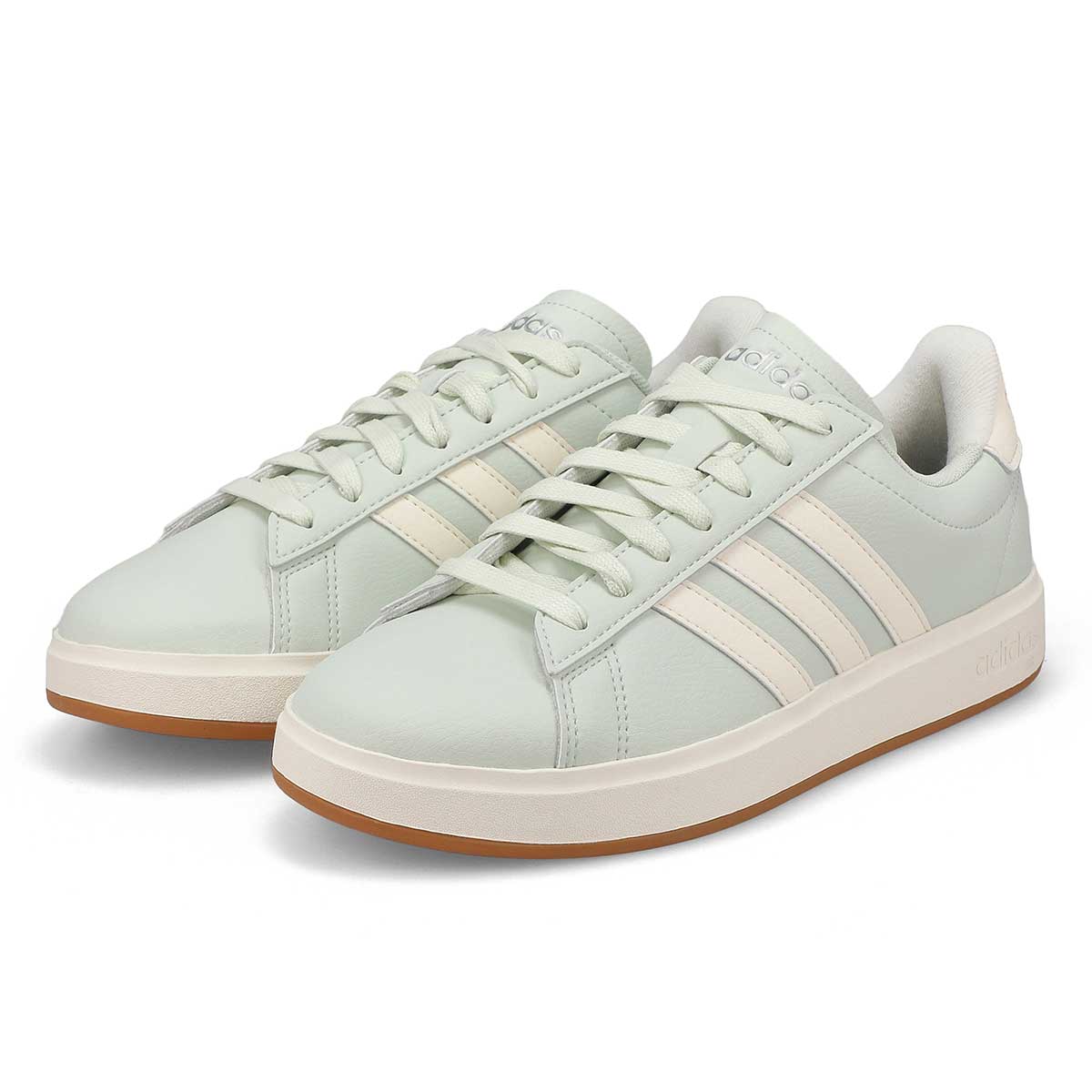 Women's Grand Court 2.0 Sneaker - Green/Off White/Silver Metallic