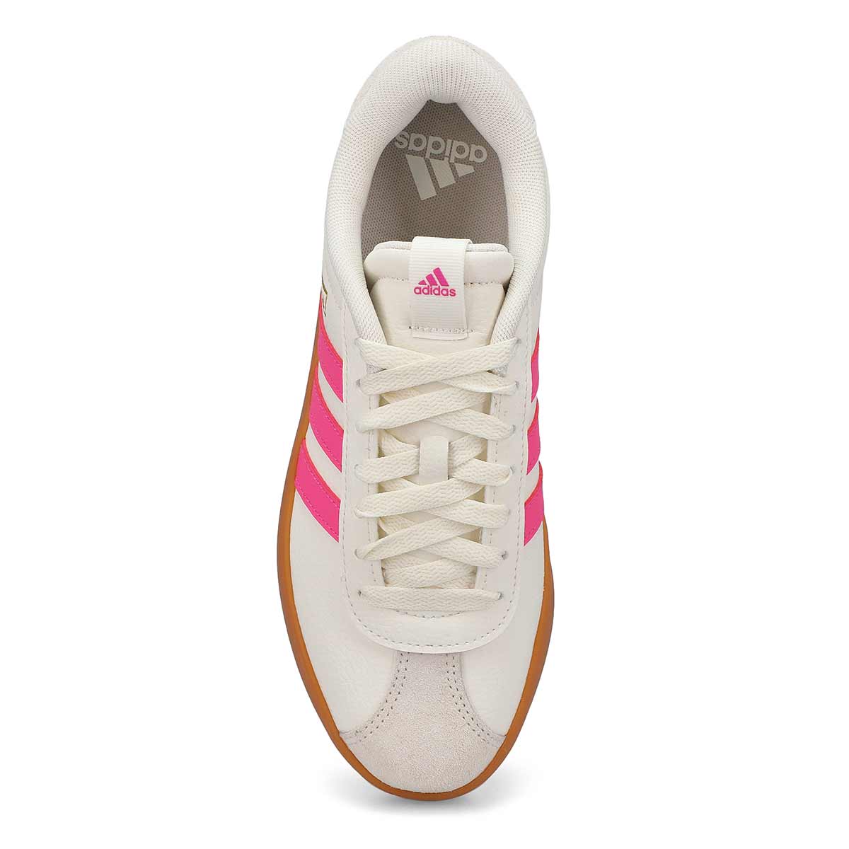 Women's  VL Court 3.0 Sneaker - White/Magenta/Gold Metallic