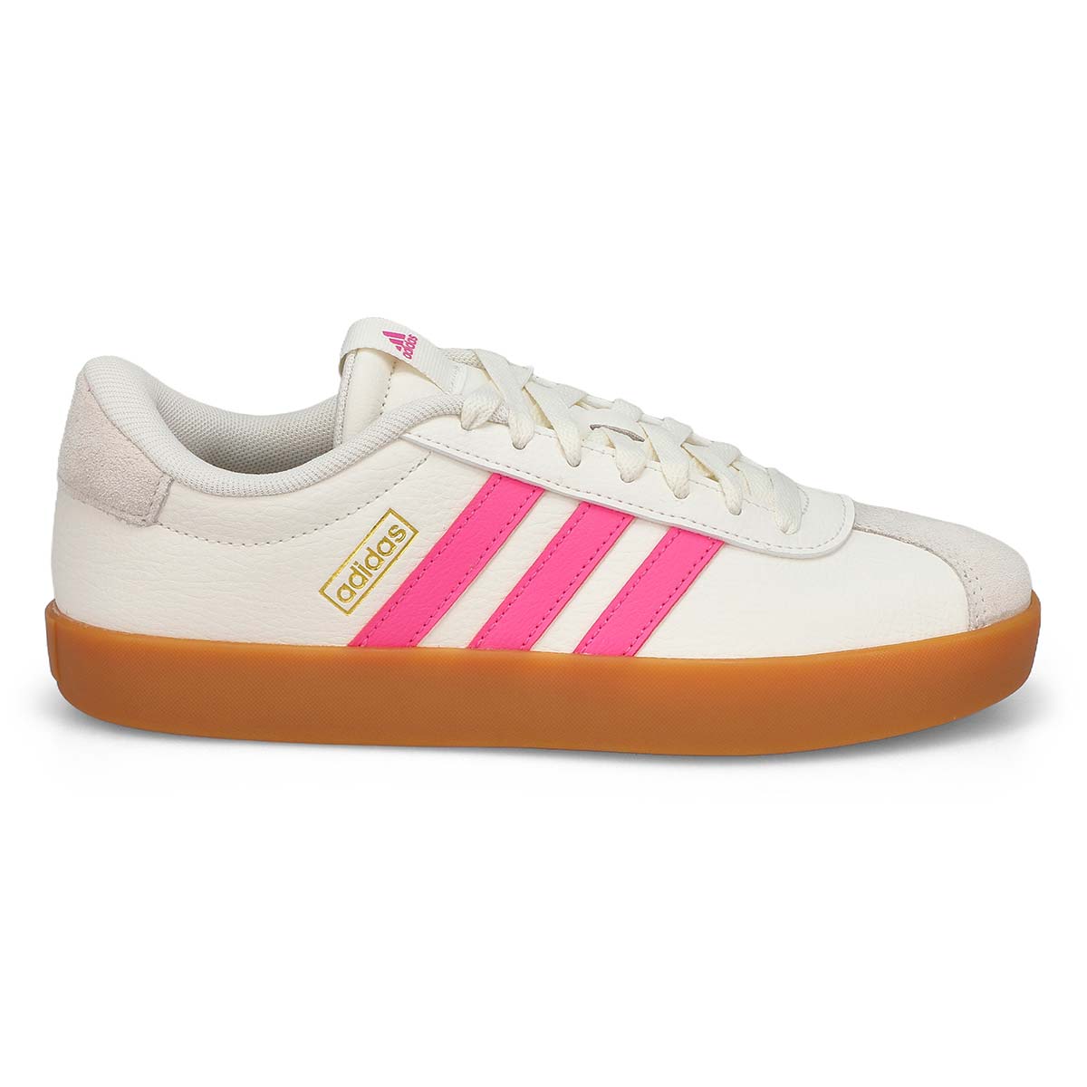 Women's  VL Court 3.0 Sneaker - White/Magenta/Gold Metallic