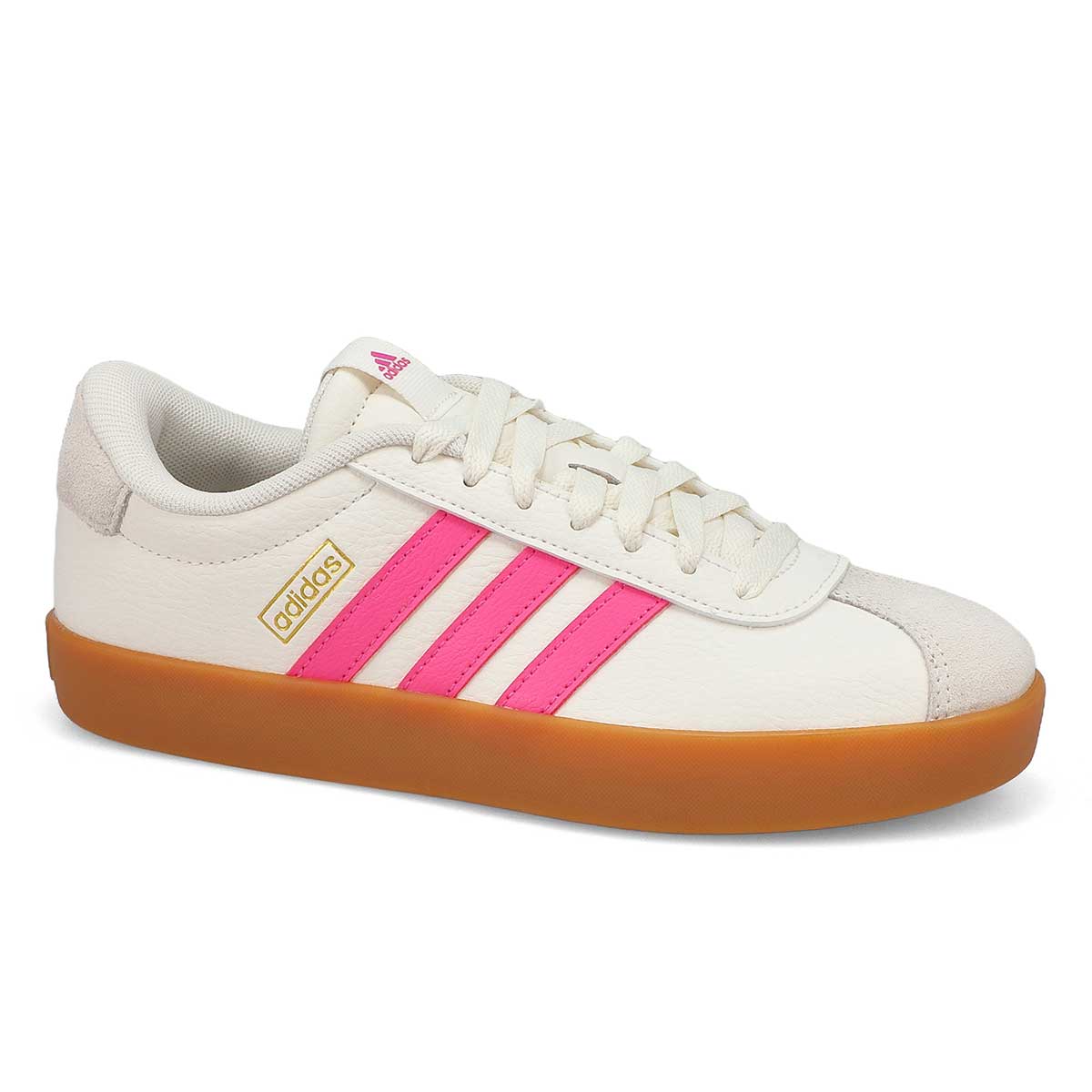 Women's  VL Court 3.0 Sneaker - White/Magenta/Gold Metallic