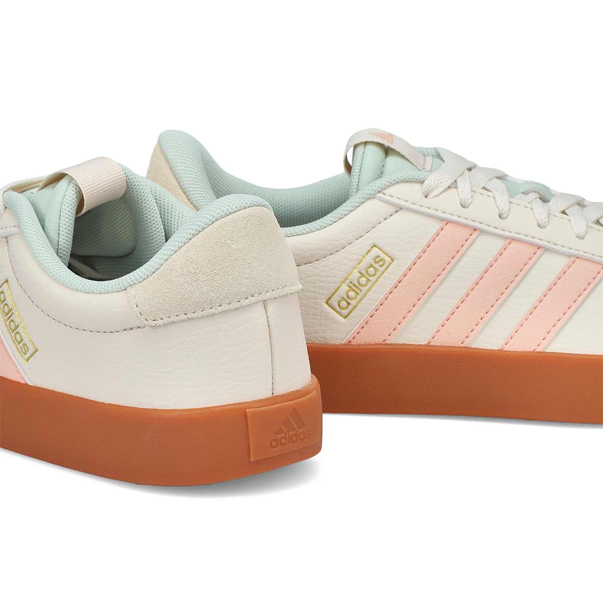 Women's VL Court 3.0 Sneaker - White/Coral/Green