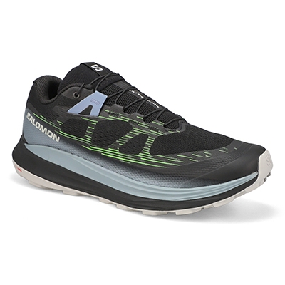 Baskets de performance Ultra Glide 2 Trail Runner Energy Foam, noir/silex/gecko vert, hommes