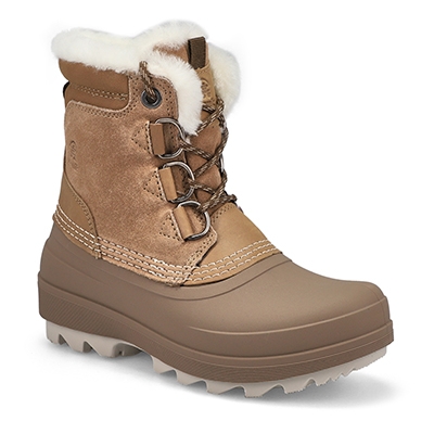 Lds Lauren Lo Waterproof Winter Boot - Fossil