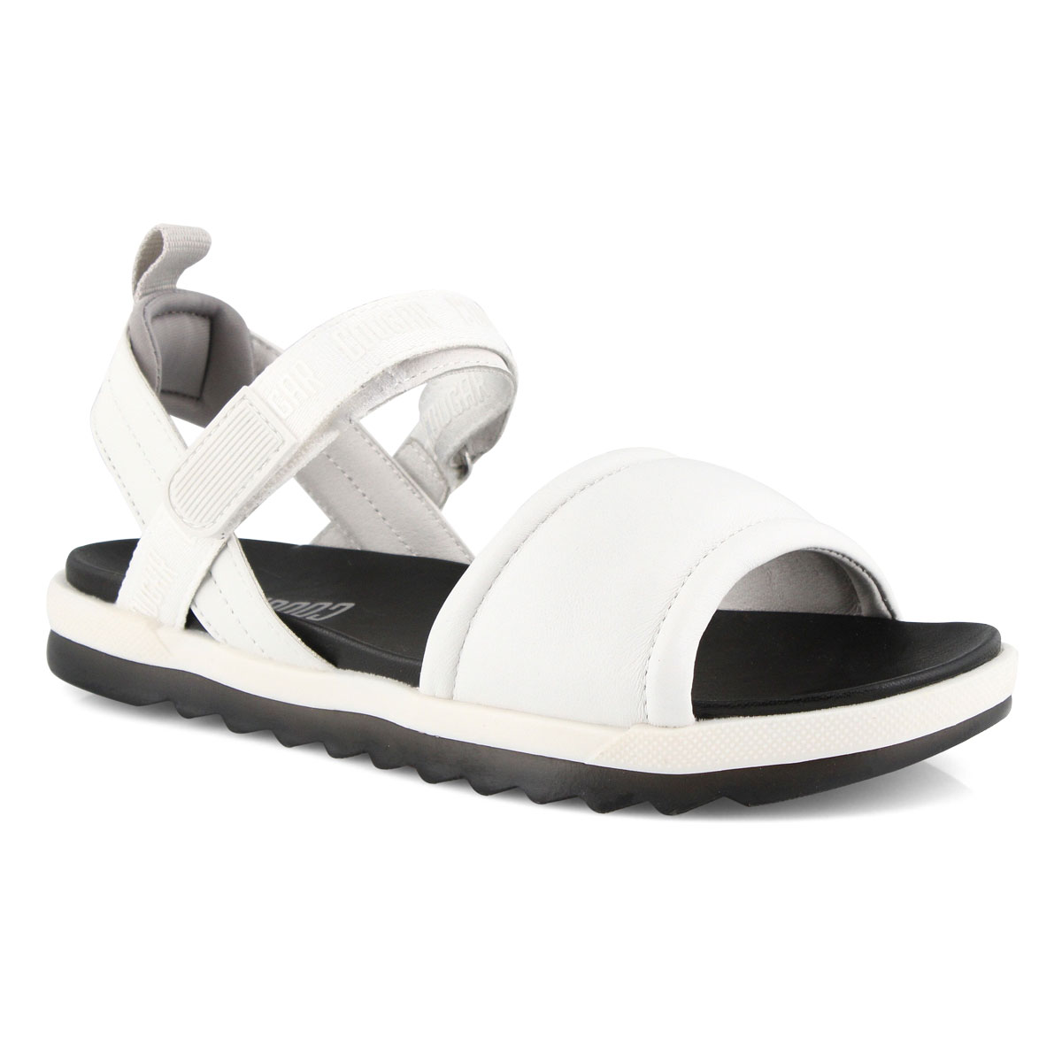 white sport sandals