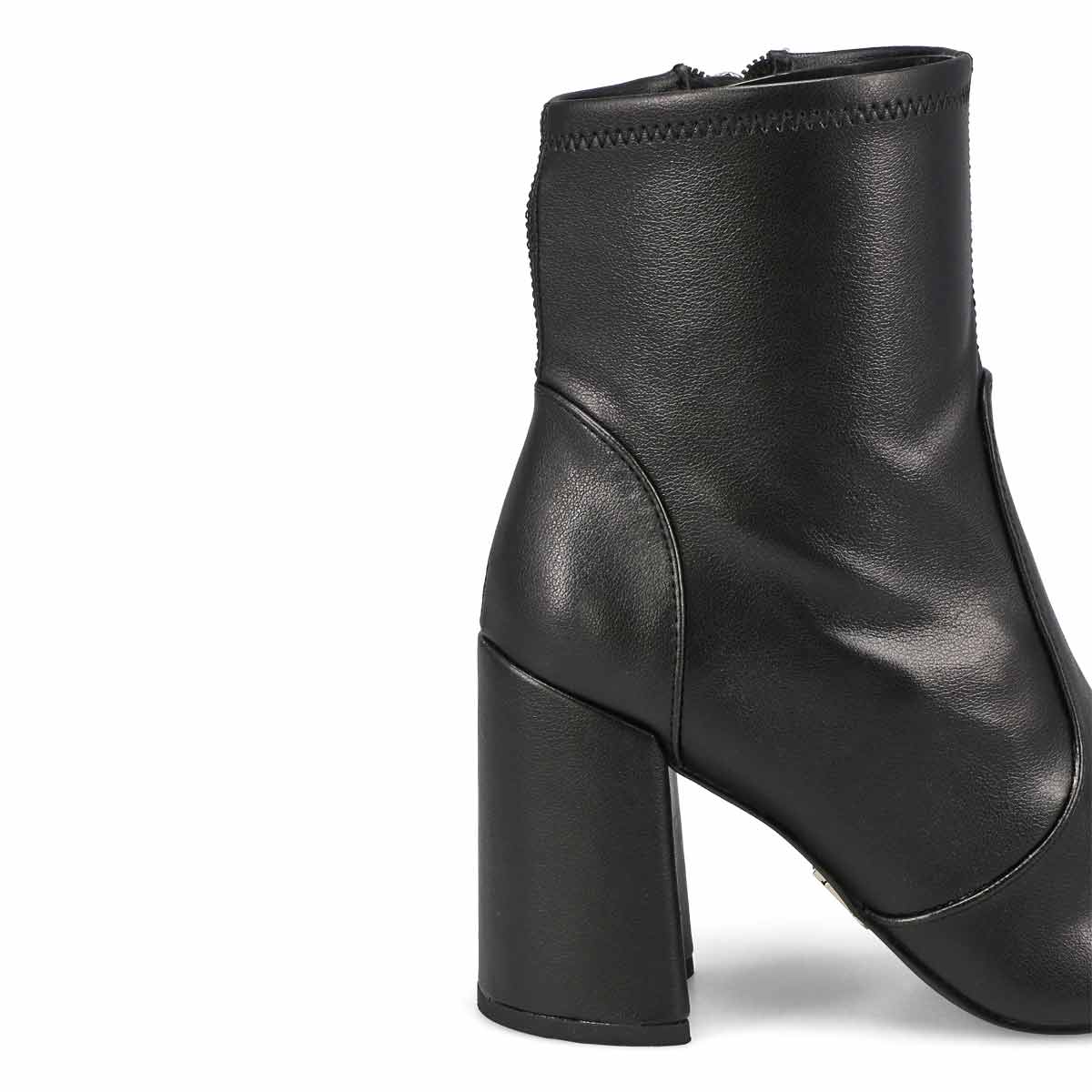 Woemn's Locole Heeled Ankle Boot - Black