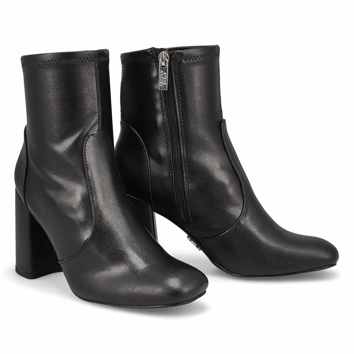 Woemn's Locole Heeled Ankle Boot - Black