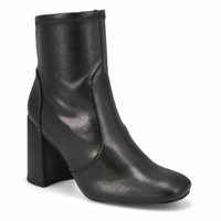 Woemn's Locole Heeled Ankle Boot - Black